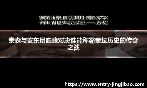 泰森与安东尼巅峰对决谁能称霸拳坛历史的传奇之战